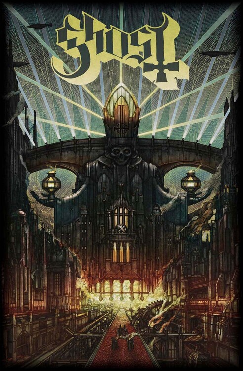 Tekstilplakat Ghost - Meliora