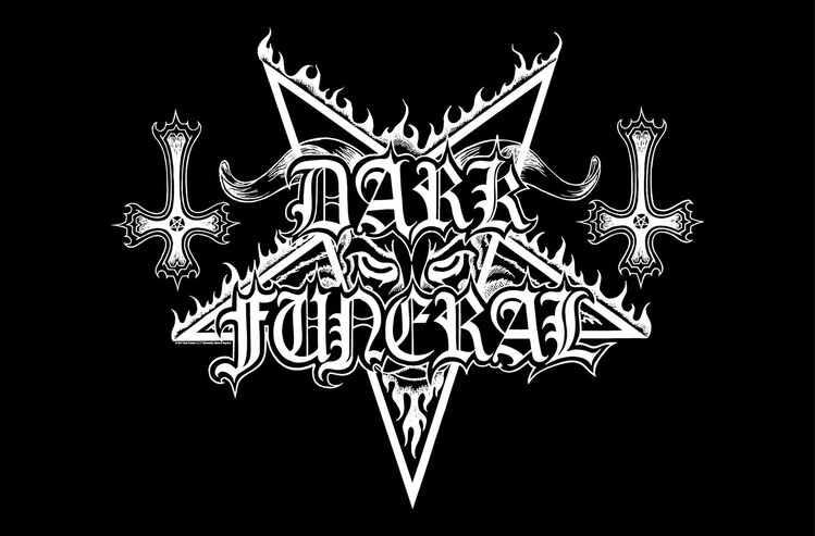 Textielposter Dark Funeral - Logo