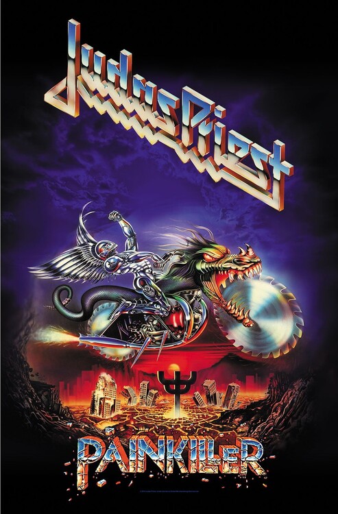 Textielposter Judas Priest - Painkiller