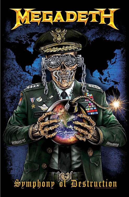Textilposter Megadeth - Symphony of Destruction