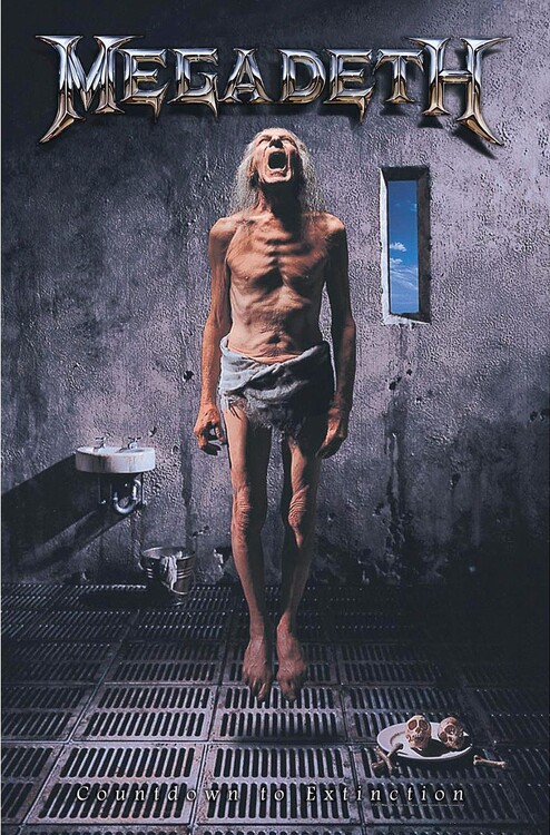 Textilposter Megadeth - Countdown to Extinction