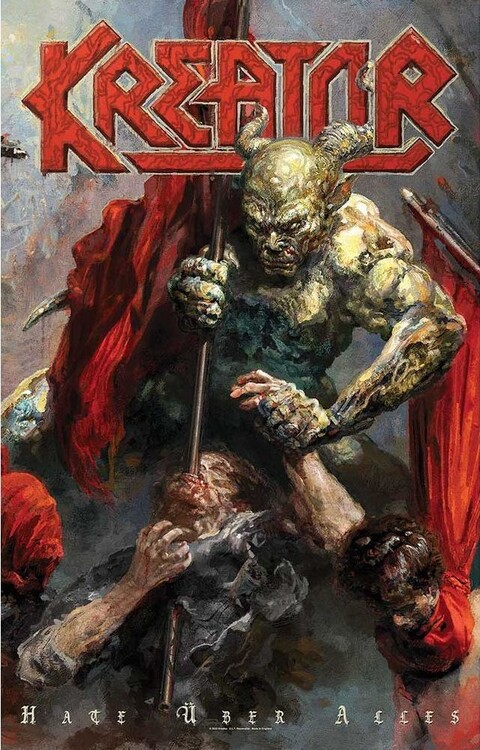 Textilposter Kreator - Hate Uber Alles