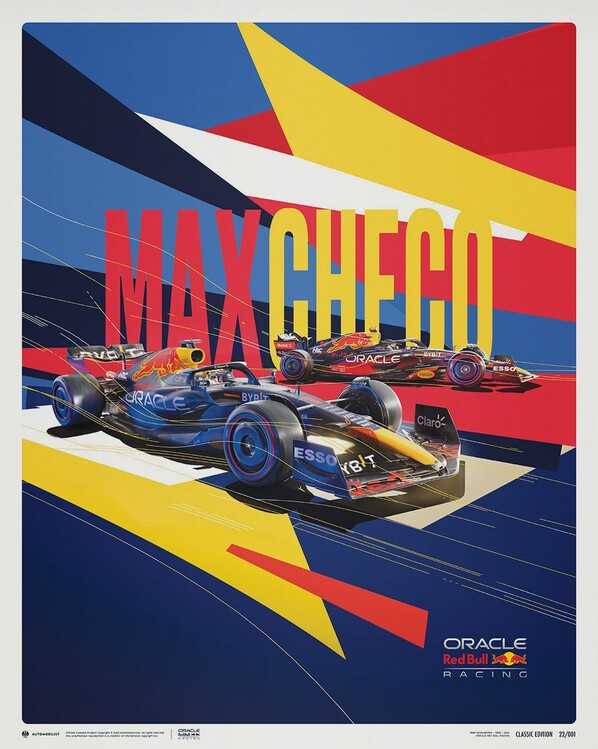 Stampa d'arte Oracle Red Bull Racing - Team - 2022