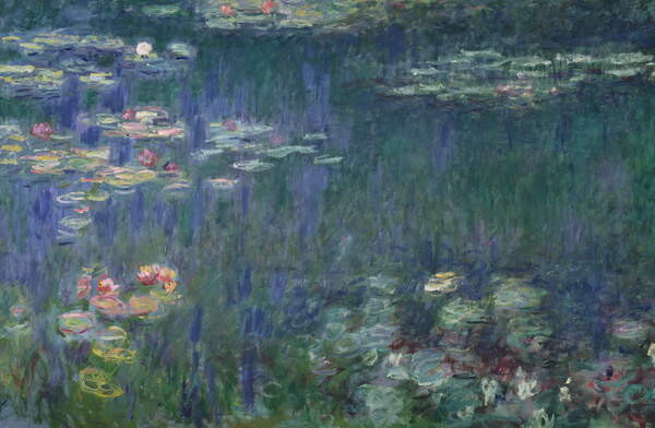 Obrazová reprodukce Lekníny, Monet, Claude, 40x26.7 cm