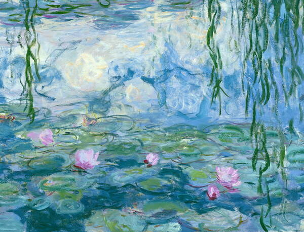 Obrazová reprodukce Lekníny, Monet, Claude, 40x30 cm