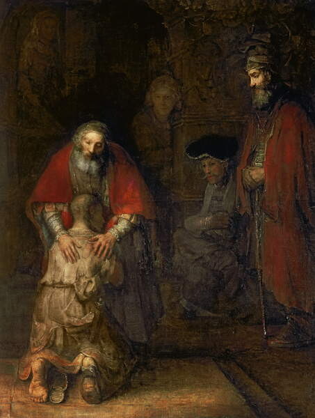 Obrazová reprodukce Return of the Prodigal Son, c.1668-69, Rembrandt Harmensz. van Rijn, 30x40 cm