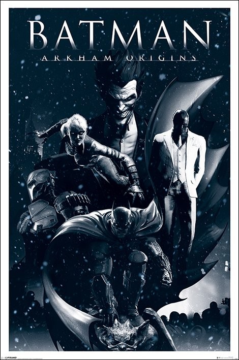 Poster BATMAN ARKHAM ORIGINS - montage