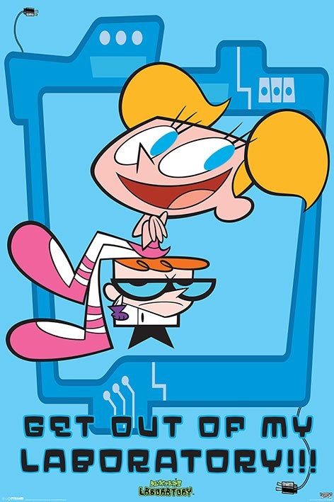 Poster DEXTERS LABORATORY - get out