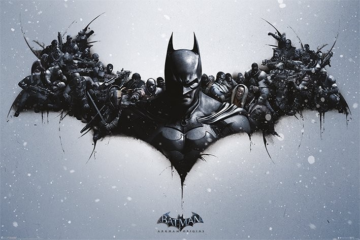 Poster BATMAN ARKHAM ORIGINS - logo