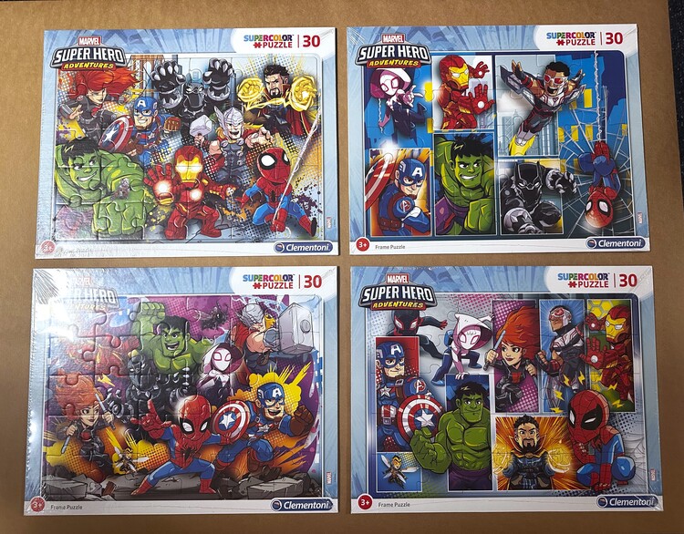 Marvel outlet Jigsaw Puzzle Lot