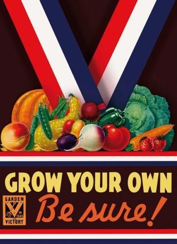 Metallschild GROW YOUR OWN
