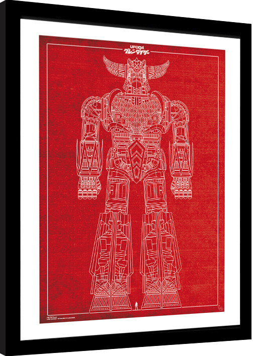 Gerahmte Poster Grendizer - Grendizer‘s plans