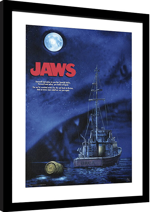 Poster enmarcado Jaws - Illusin