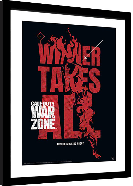 Poster incorniciato Call of Duty - Winner Takes All
