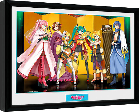 Poster incorniciato Hatsune Miku - Kuroshishi Unit