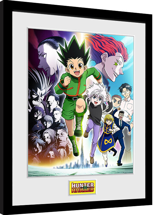 Ingelijste poster Hunter x Hunter - Key Art Running