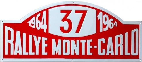 Metallschild RALLYE MONTE-CARLO