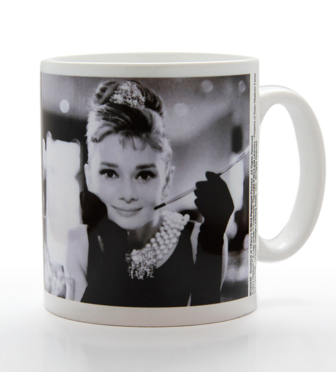 Koffie mok Audrey Hepburn - B&W