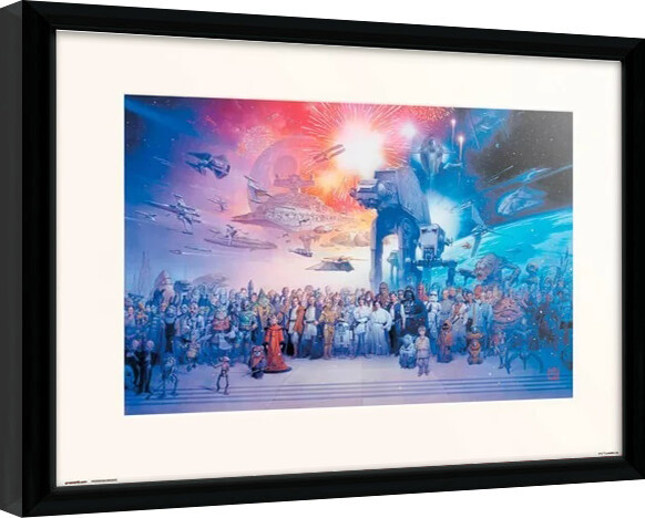 Gerahmte Poster Star Wars - Legacy Characters