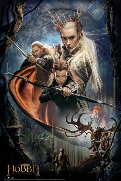 Poster HOBBIT DOS - bows