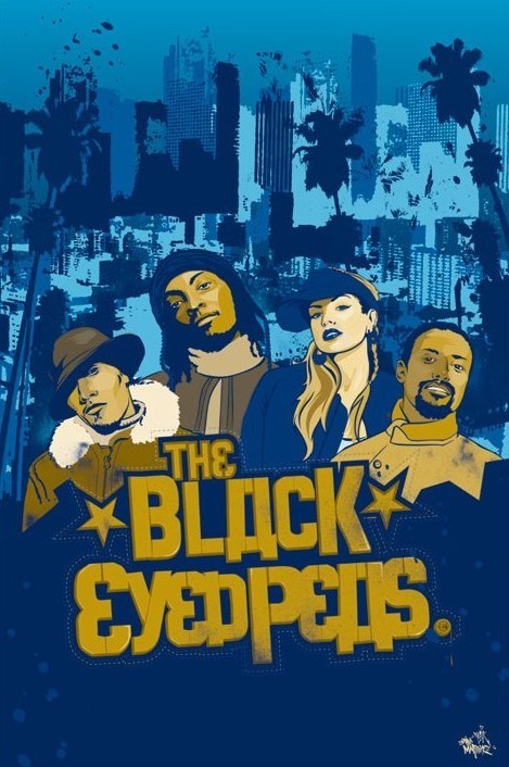 Plakát Black Eyed Peas - illlustration