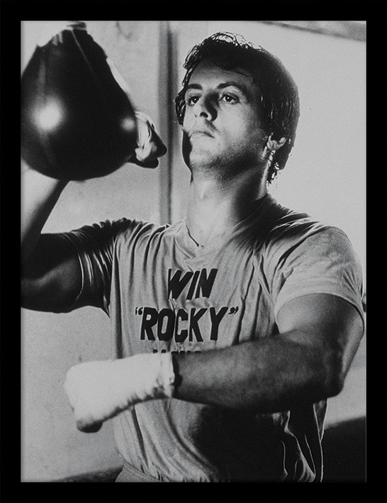 Oprawiony plakat ROCKY - win rocky win