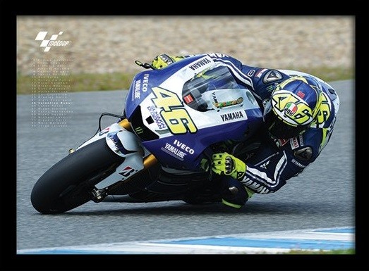 Rámovaný plakát MOTO GP - Rossi