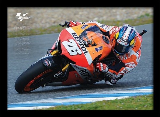 Rámovaný plakát MOTO GP - Pedrosa