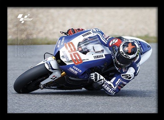 Rámovaný plakát MOTO GP - Lorenzo