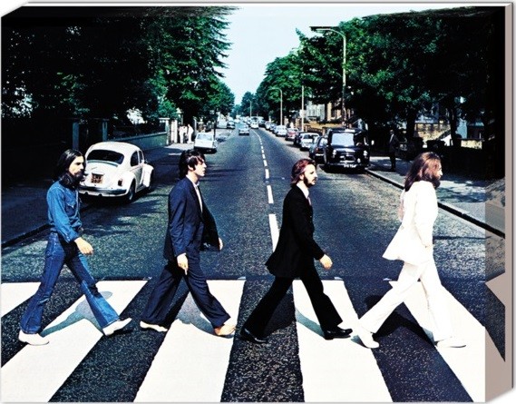 Obraz na plátně Beatles - Abbey road