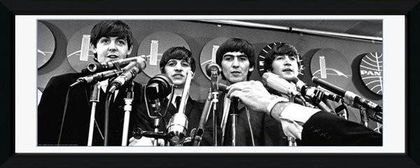 Innrammet plakat Beatles - interwiew