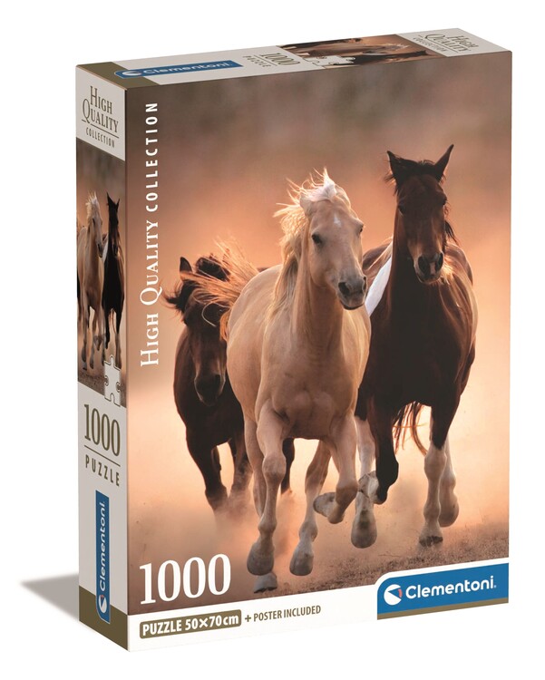 Puzzle Running Horses, 1000 ks