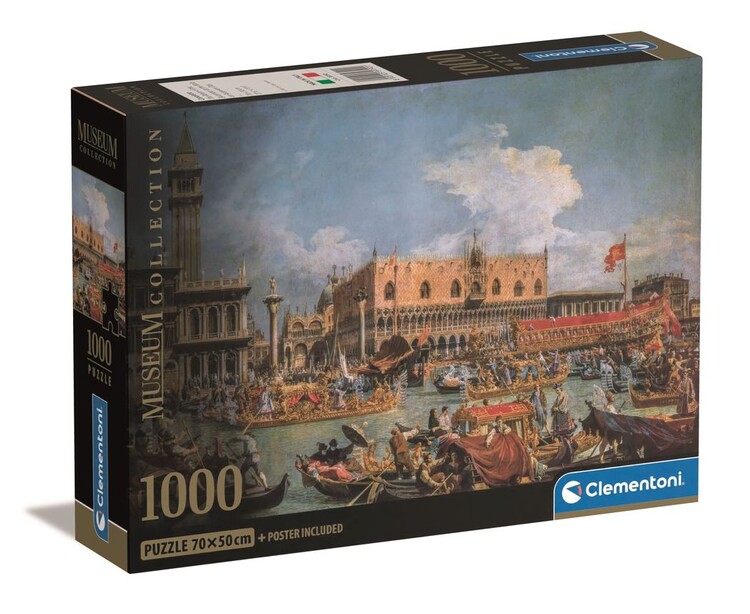 Levně Puzzle Canaletto - The Bucentaur in front of the doge palace, 1000 ks