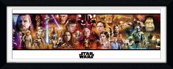 Poster înrămat Star Wars - collection
