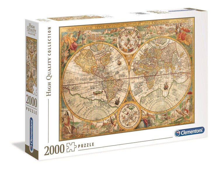 Levně Puzzle Ancient Map, 2000 ks