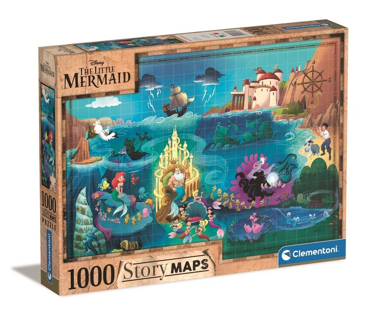 Puzzle Disney - Malá mořská víla, 1000 ks