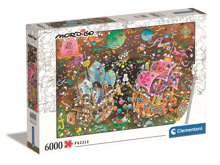 Levně Puzzle Mordillo - Kiss, 6000 ks