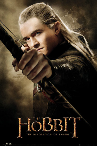Poster HOBBIT - desolation of smaug Legolas