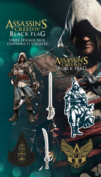 Naklejki Assassin's Creed 4 - black flag