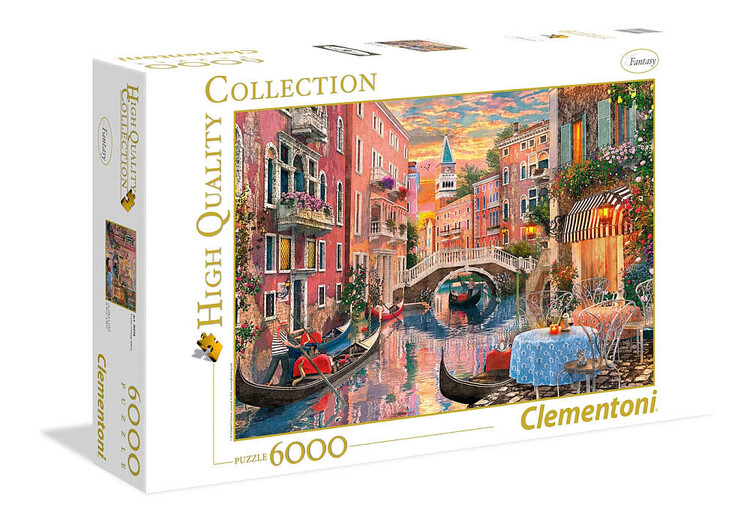 Levně Puzzle Atardecer en Venecia, 6000 ks