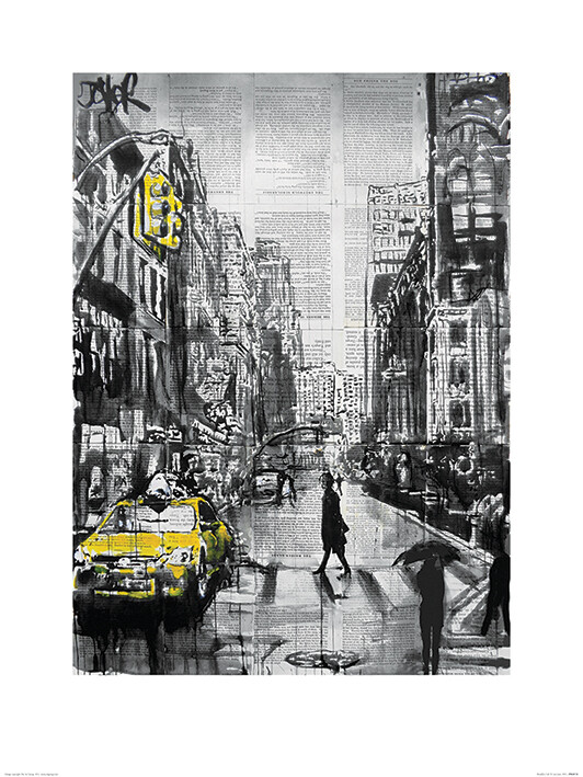 Művészeti nyomat Loui Jover - Brooklyn Cab