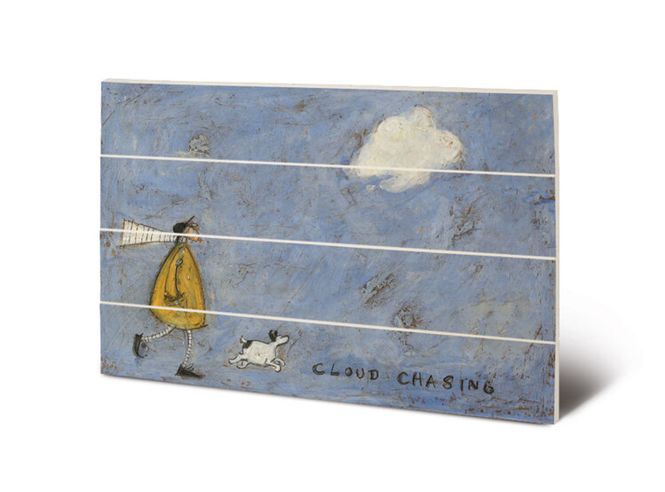 Levně Dřevěný obraz Sam Toft - Cloud Chasing, 59 × 40 cm