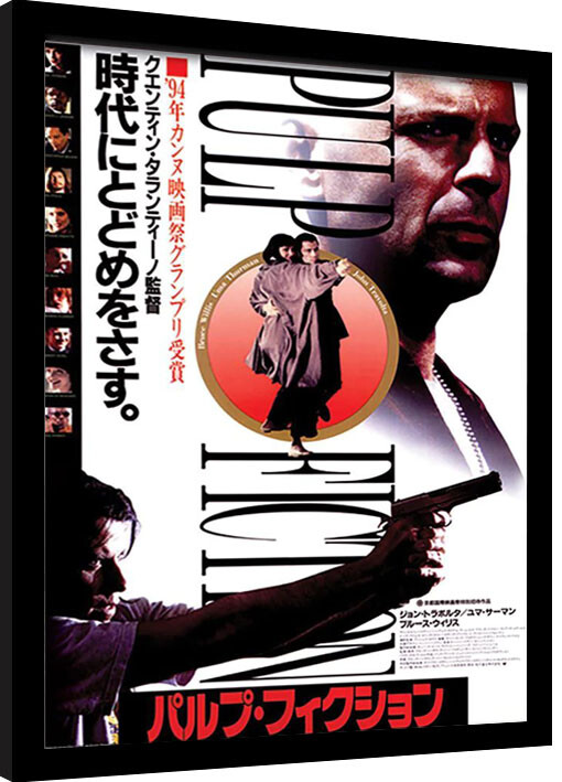 Inramad poster Pulp Fiction - Oriental