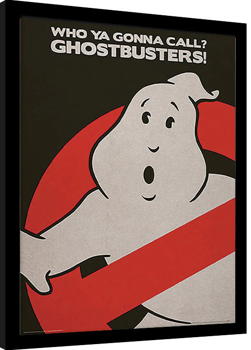 Poster enmarcado Ghostbusters - Logo