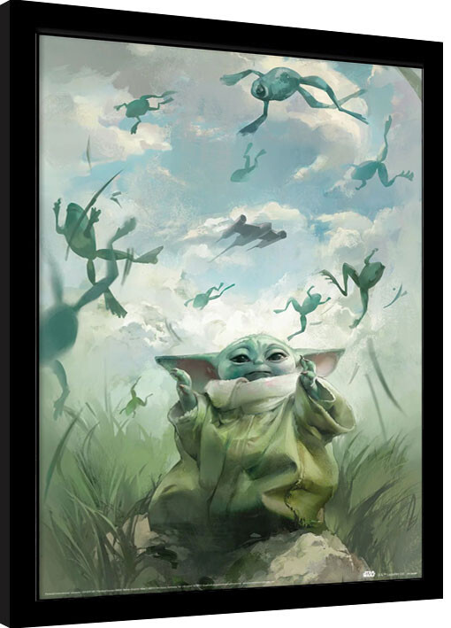 Obraz na zeď - Star Wars: The Book of Boba Fett - Grogu, 34.3 × 44.5 cm