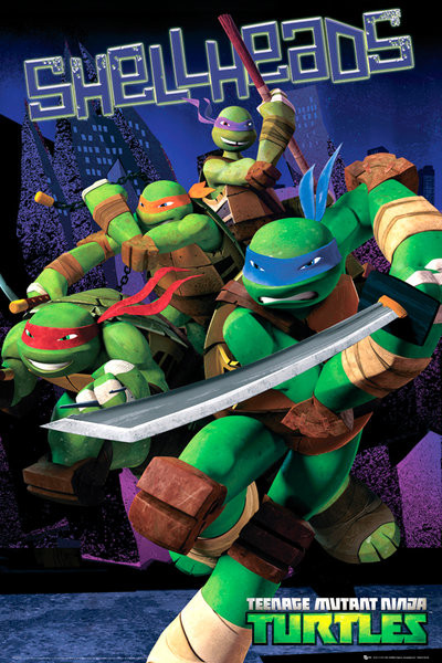 Poster TARTARUGHE NINJA ALLA RISCOSSA - shellheads
