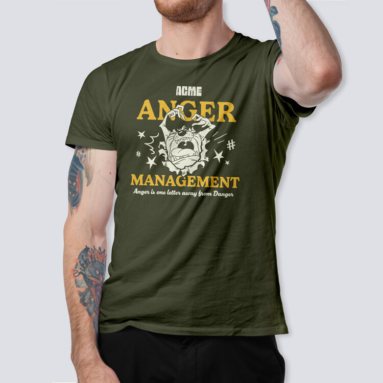 Maglietta Looney Tunes - Taz Anger Management
