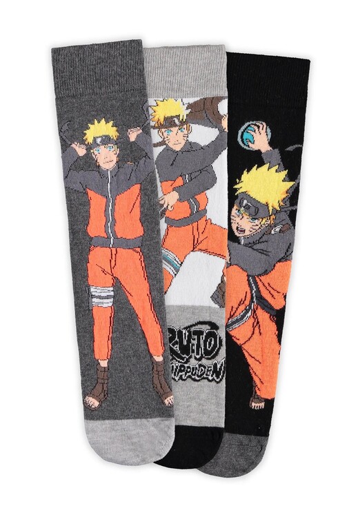 Socken Naruto  - Poses 3pcs - Set