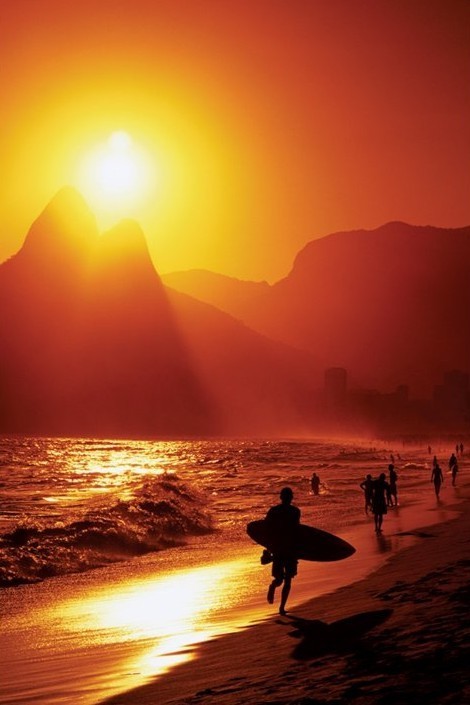 Poster Rio de Janeiro - ipanema Beach