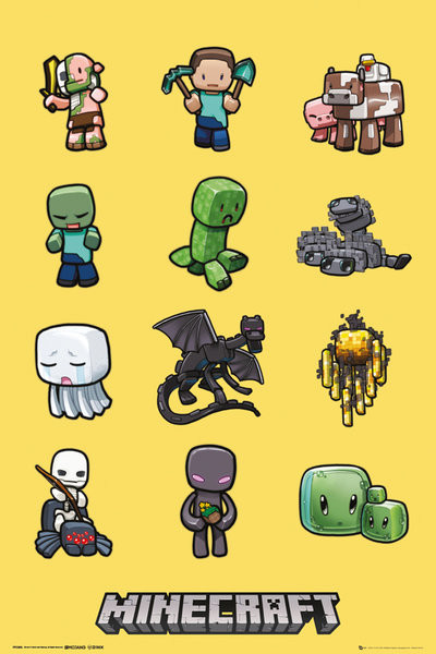 Poster Minecraft - characters